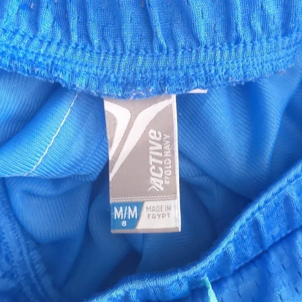 Old Navy active medium girls blue gym shorts